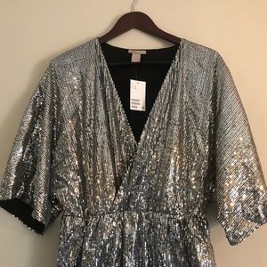 H&M Sequin Dress Size 14